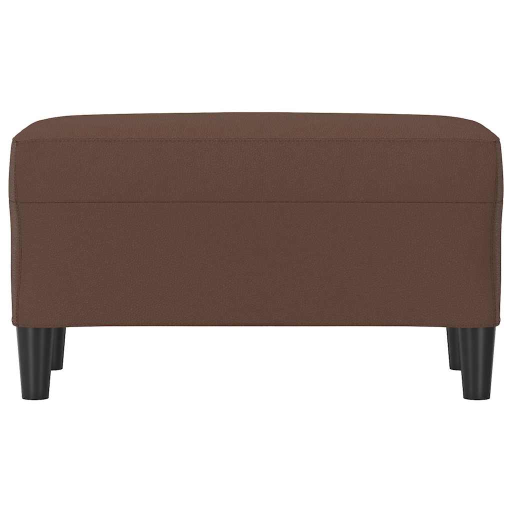 Vidaxl bankje 70x35x41 cm kunstleer bruin
