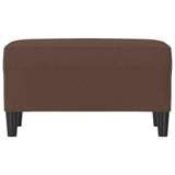 Vidaxl bankje 70x35x41 cm kunstleer bruin