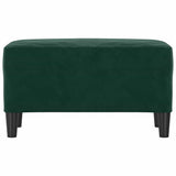 Vidaxl bankje 70x35x41 cm fluweel donkergroen