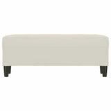 Vidaxl bankje 100x35x41 cm fluweel crèmekleurig