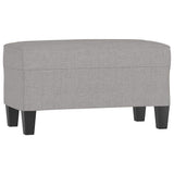 Vidaxl bankje 70x35x41 cm stof lichtgrijs