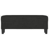 Vidaxl bankje 100x35x41 cm stof zwart