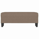Vidaxl bankje 100x35x41 cm stof taupe