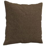Vidaxl Dekorative puder 2 St 40x40 cm stofbrun