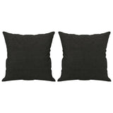 Vidaxl dekorative puder 2 St 40x40 cm stof sort