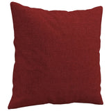 Vidaxl dekorative puder 2 St 40x40 cm stofvin rød