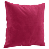 Vidaxl dekorative puder 2 St 40x40 cm Velvet Wine Red