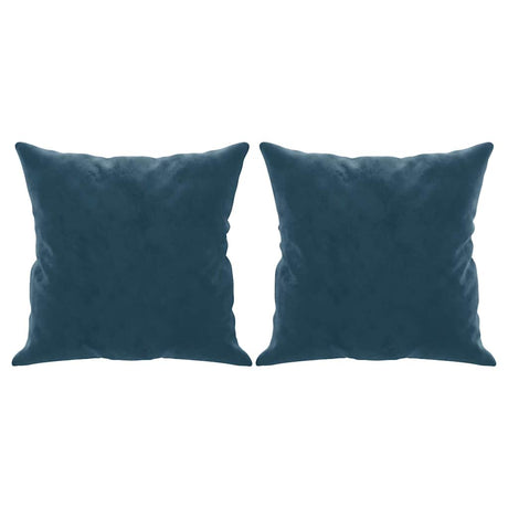 Vidaxl dekorative puder 2 St 40x40 cm fløjlblå