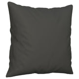 Vidaxl dekorative puder 2 St 40x40 cm Mikrofiber stof mørkegrå