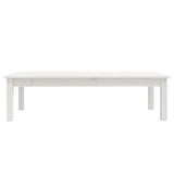 Vidaxl salontafel 110x50x30 cm massief grenenhout wit