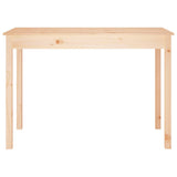 Vidaxl eettafel 110x55x75 cm massief grenenhout