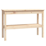 Vidaxl wandtafel 110x40x75 cm massief grenenhout