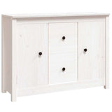 Vidaxl dressoir 100x35x74 cm massief grenenhout wit