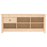 Vidaxl Shoe Cabinet 110x38x45,5 cm Solid fyrretræ