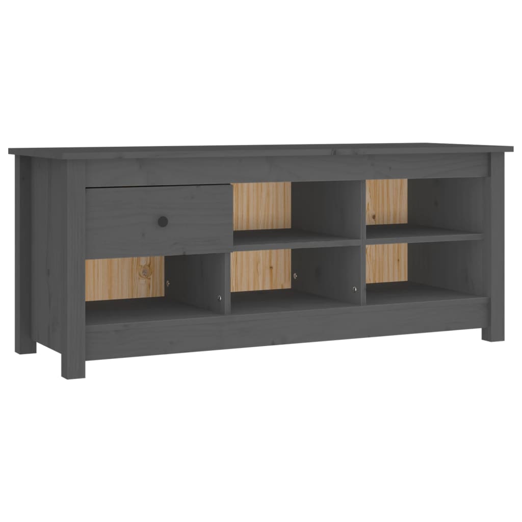 Vidaxl Shoe Cabinet 110x38x45,5 cm Solid fyrretræ