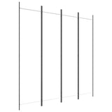 Vidaxl kamerscherm met 4 panelen 200x200 cm stof wit