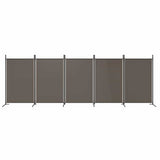 Vidaxl kamerscherm met 5 panelen 433x180 cm stof antracietkleurig