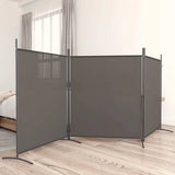 Vidaxl kamerscherm met 3 panelen 525x180 cm stof antracietkleurig