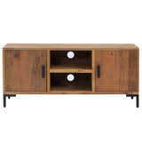Vidaxl tv-meubel 110x35x48 cm massief grenenhout bruin