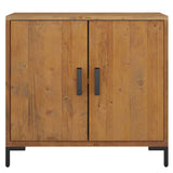 Vidaxl dressoir 75x35x70 cm massief grenenhout bruin