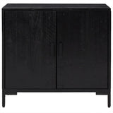 Vidaxl dressoir 75x35x70 cm massief grenenhout zwart