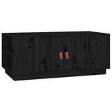Vidaxl salontafel 100x50x41 cm massief grenenhout zwart