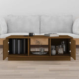Vidaxl salontafel 100x50x35 cm massief grenenhout honingbruin