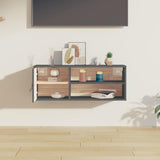 Vidaxl wandkast 80x30x30 cm massief grenenhout grijs