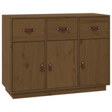 Vidaxl dressoir 100x40x75 cm massief grenenhout honingbruin