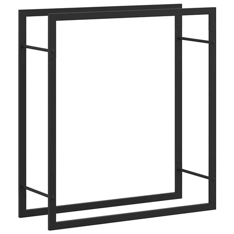 Vidaxl pejs 80x28x86 cm stål Mattzwart