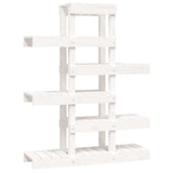 Vidaxl Plant Standard 85x25x109,5 cm fast fyrretræ hvid