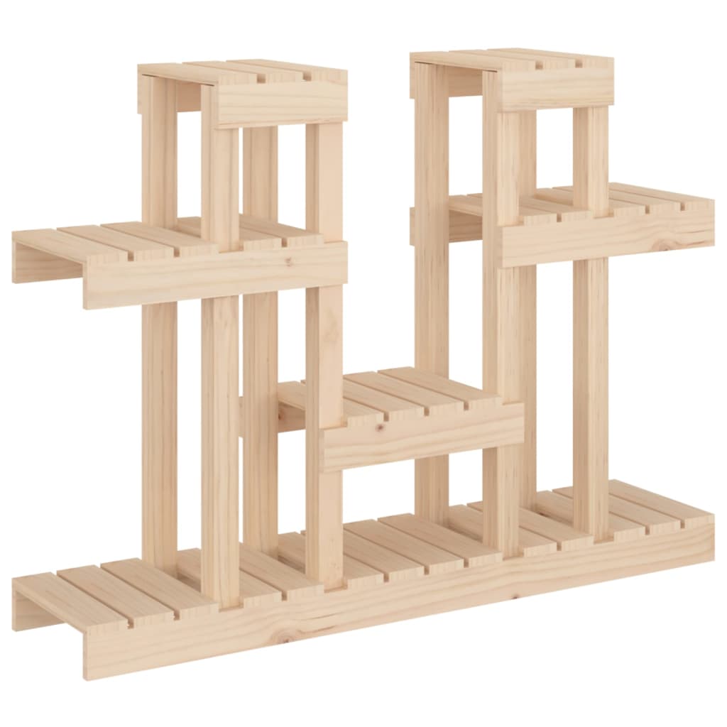 Vidaxl plantenstandaard 104,5x25x77,5 cm massief grenenhout