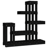 Vidaxl Plant Standard 92x25x97 cm Solid fyrretræ sort