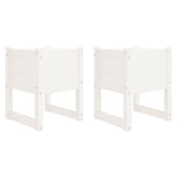 Vidaxl Planters 2 St 40x40x52,5 cm Solid fyrretræ
