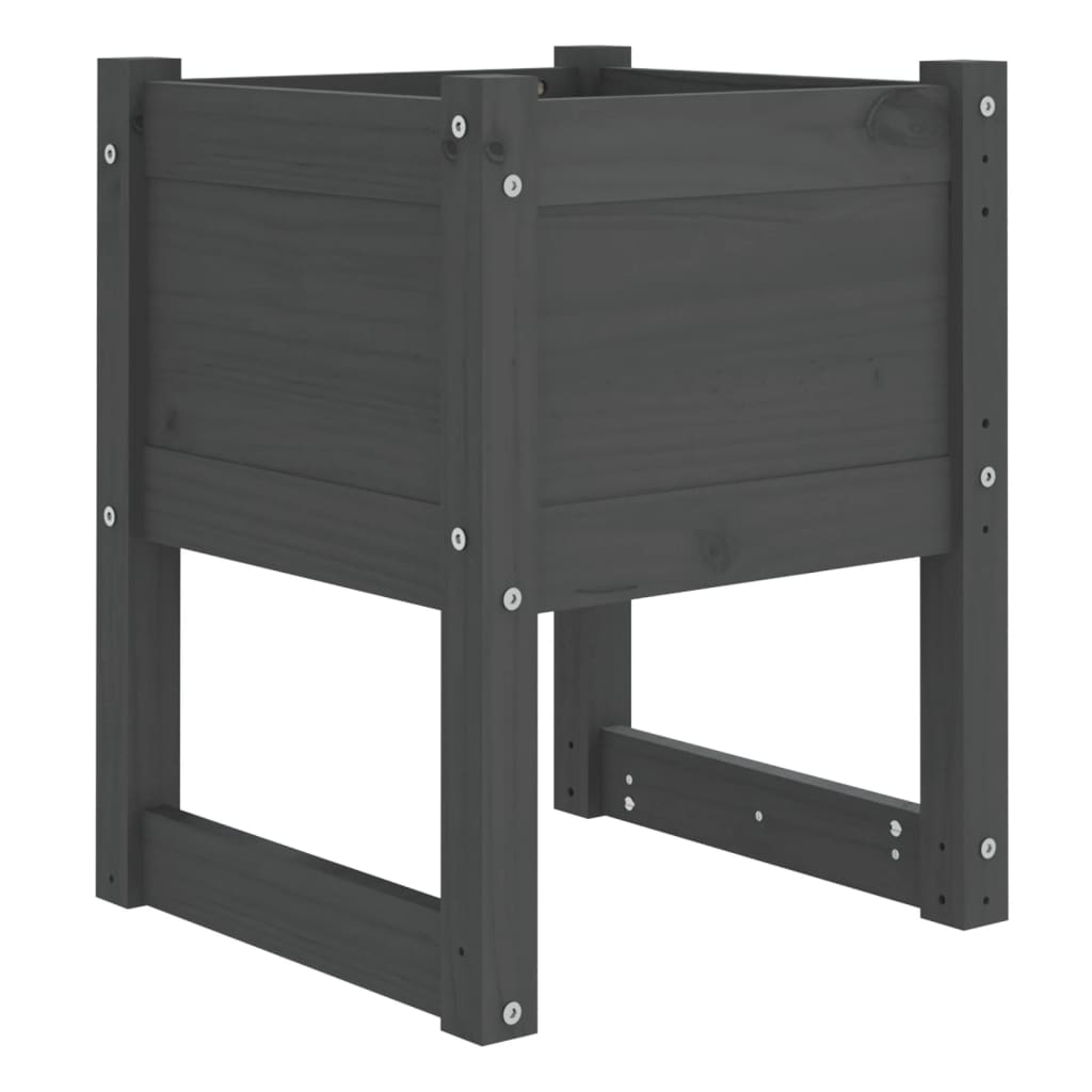 VIDAXL Planlægningsboks 40x40x52,5 cm Solid fyrretræ