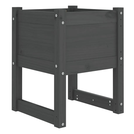 VIDAXL Planlægningsboks 40x40x52,5 cm Solid fyrretræ