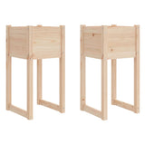 Vidaxl Planters 2 St 40x40x81 cm Solid fyrretræ