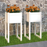 Vidaxl Planters 2 St 40x40x81 cm Solid fyrretræ
