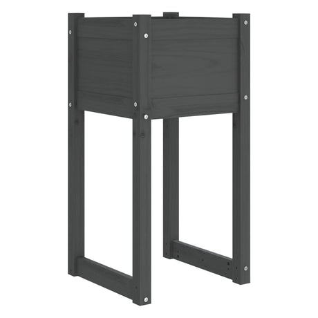 Vidaxl Planning Box 40x40x81 cm solid fyrgrå