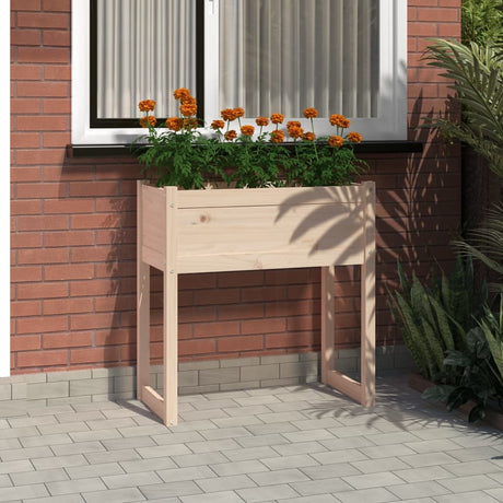 Vidaxl Planning Box 78x40x81 cm Solid fyrretræ