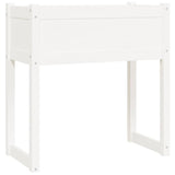 Vidaxl Planning Box 78x40x81 cm Solid Pine White