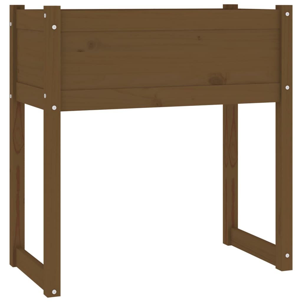 Vidaxl Planning Box 78x40x81 cm Solid Pine Honey Brown