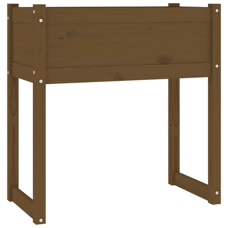 Vidaxl Planning Box 78x40x81 cm Solid Pine Honey Brown