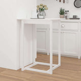 Vidaxl bartafel 80x80x110 cm massief grenenhout wit