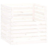 Vidaxl Compost Bin 80x80x78 cm Solid Pine White