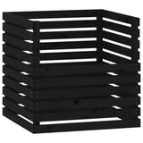 Vidaxl Compost Bin 80x80x78 cm Solid fyrretræ sort