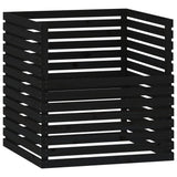 Vidaxl Compost Bin 100x100x102 cm Solid Pine Black