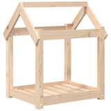 Vidaxl Dog Basket 61x50x70 cm Solid fyrretræ