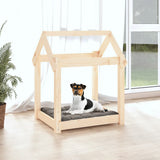 Vidaxl Dog Basket 61x50x70 cm Solid fyrretræ