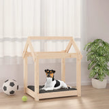 Vidaxl Dog Basket 61x50x70 cm Solid fyrretræ
